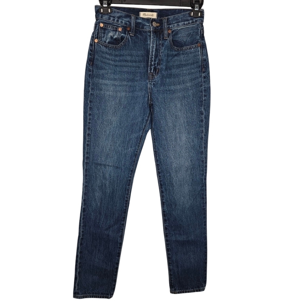 Madewell Women's Straight Leg Jeans - Dark Blue